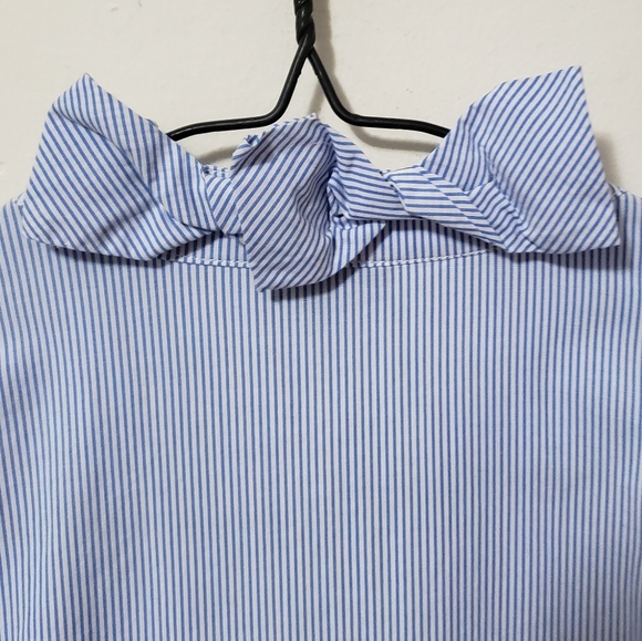 Talbots Stripes Dress Shirt Plus Size - Picture 7 of 8